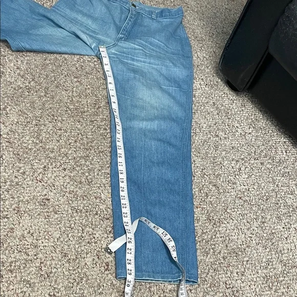 Vintage 70s/80s high rise rebel woMen's Blue Jeans - Picture 8 of 9